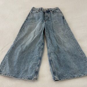 We The Free Denim Wide Leg Jeans